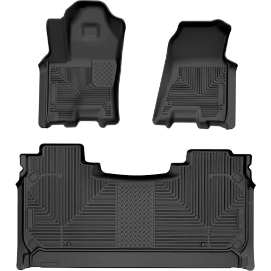 Weatherbeater Floor Mats for 2025-2026 Dodge Ram 1500 Crew Cab Only Front and Second Row 3-Piece Black Heavy-Duty Rubber Mat wi
Weatherbeater Floor Mats for 2025-2026 Dodge Ram 1500 Crew Cab Only Front and Second Row 3-Piece Black Heavy-Duty Rubber Mat wi
