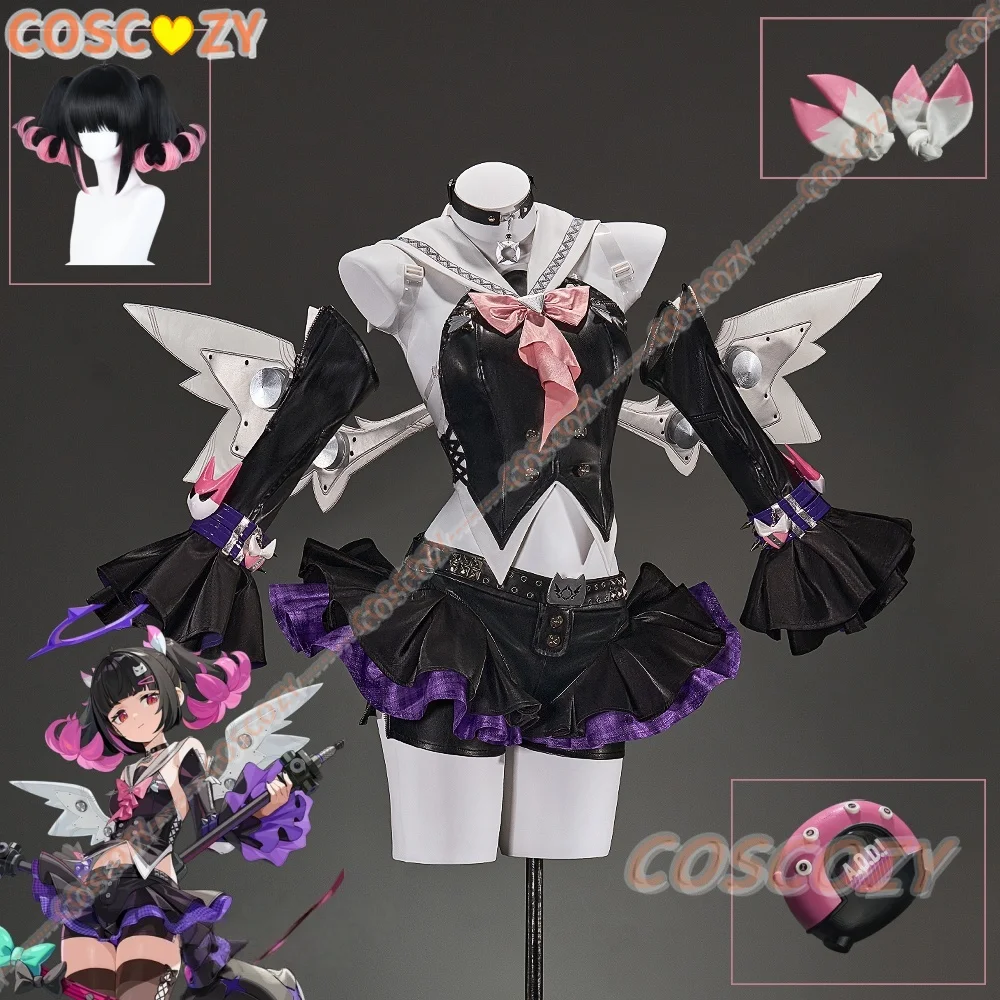 Zenless Zone Zero Nangong Yu Cosplay Costume Wig Wings Little Devil Black Leather Lolita Top Skirt Headwear Quality Game Suit
Zenless Zone Zero Nangong Yu Cosplay Costume Wig Wings Little Devil Black Leather Lolita Top Skirt Headwear Quality Game Suit