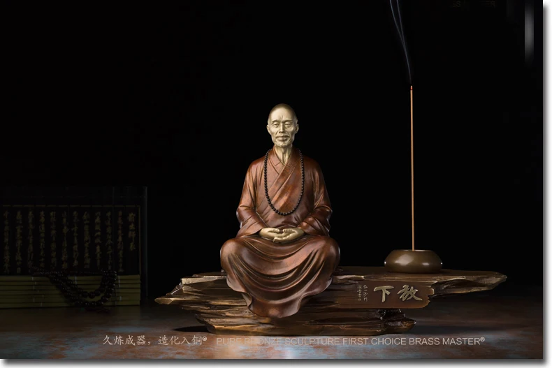 GOOD LUCK Home office Business TOP Decor ART -Buddhism Spiritual practice ART BRASS Hand engraving art sculpture 42CM
GOOD LUCK Home office Business TOP Decor ART -Buddhism Spiritual practice ART BRASS Hand engraving art sculpture 42CM