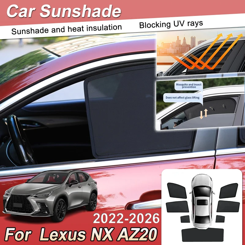 Magnetic Mesh Sunshade For Lexus NX 350H AZ20 2025 2022~2026 Accessories Sunscreen Car Window Windshield UV Sun Shade Visor Part
Magnetic Mesh Sunshade For Lexus NX 350H AZ20 2025 2022~2026 Accessories Sunscreen Car Window Windshield UV Sun Shade Visor Part