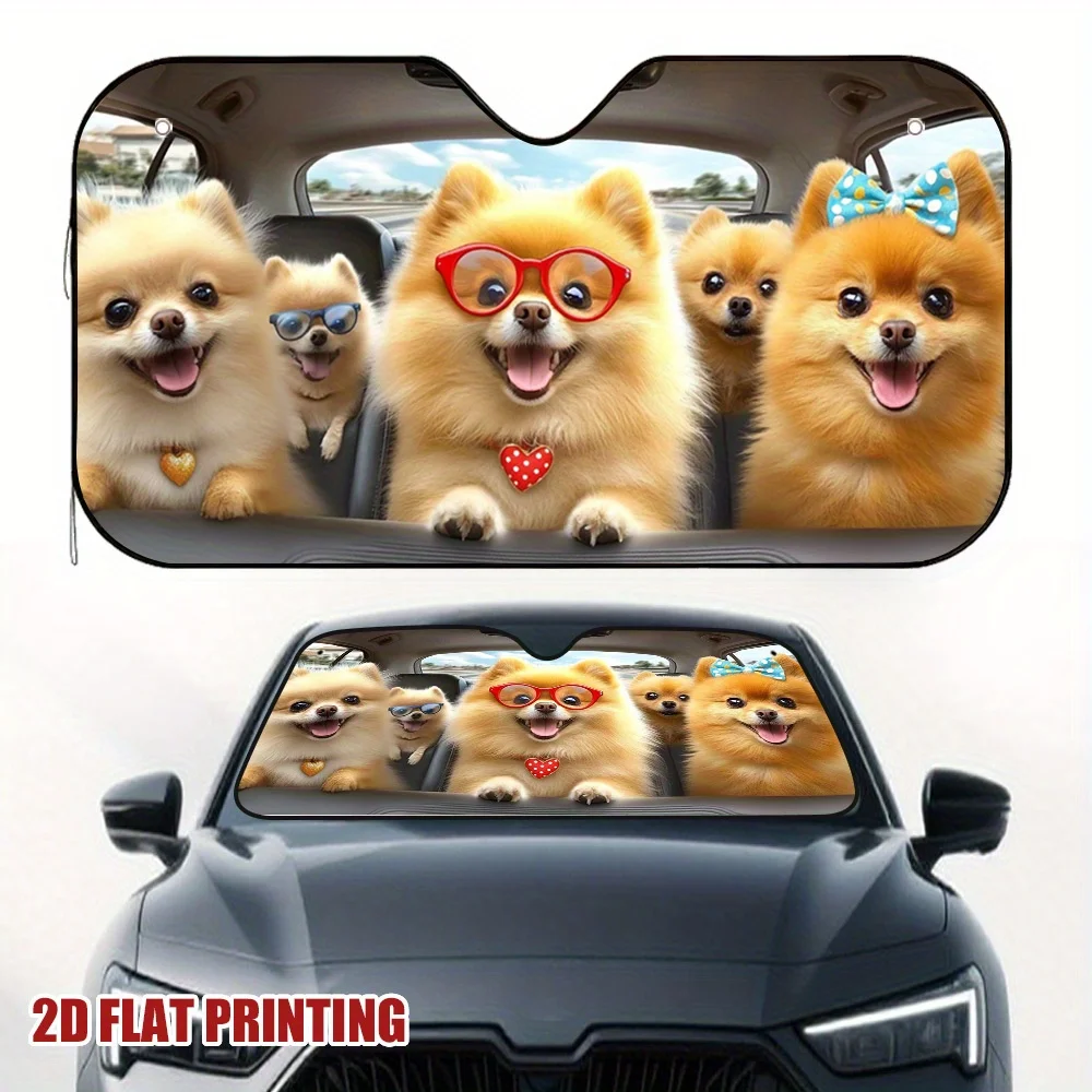 One Pomeranian Car Ride Accessory for The Sun Visor, an Ideal Buddy for Early Drives And Evening Trips Helps
One Pomeranian Car Ride Accessory for The Sun Visor, an Ideal Buddy for Early Drives And Evening Trips Helps