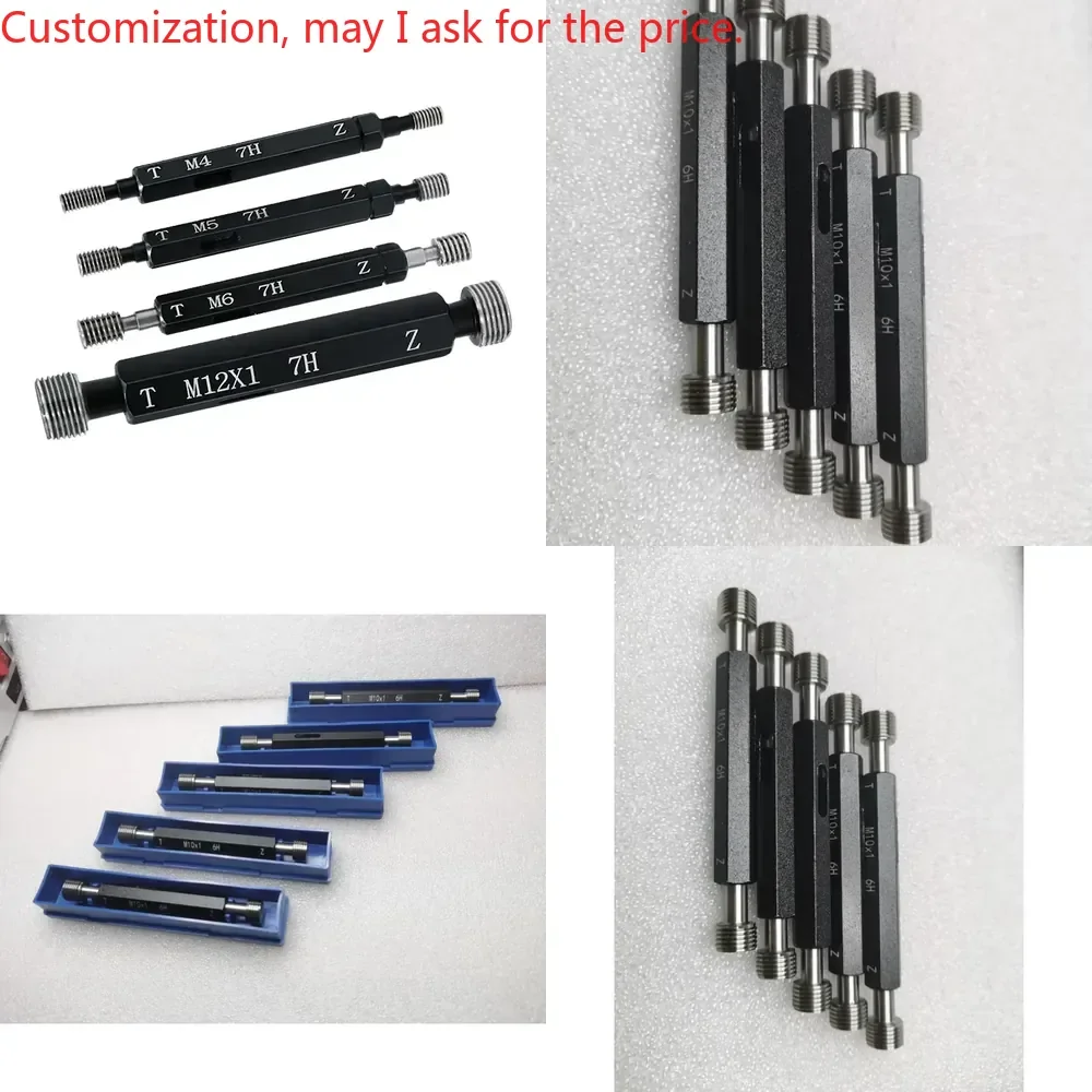 Hot saleCustomizable OEM High Precision 6H GO NO GO Polished Metric Screw Plug Gauge M8*0.75
Hot saleCustomizable OEM High Precision 6H GO NO GO Polished Metric Screw Plug Gauge M8*0.75