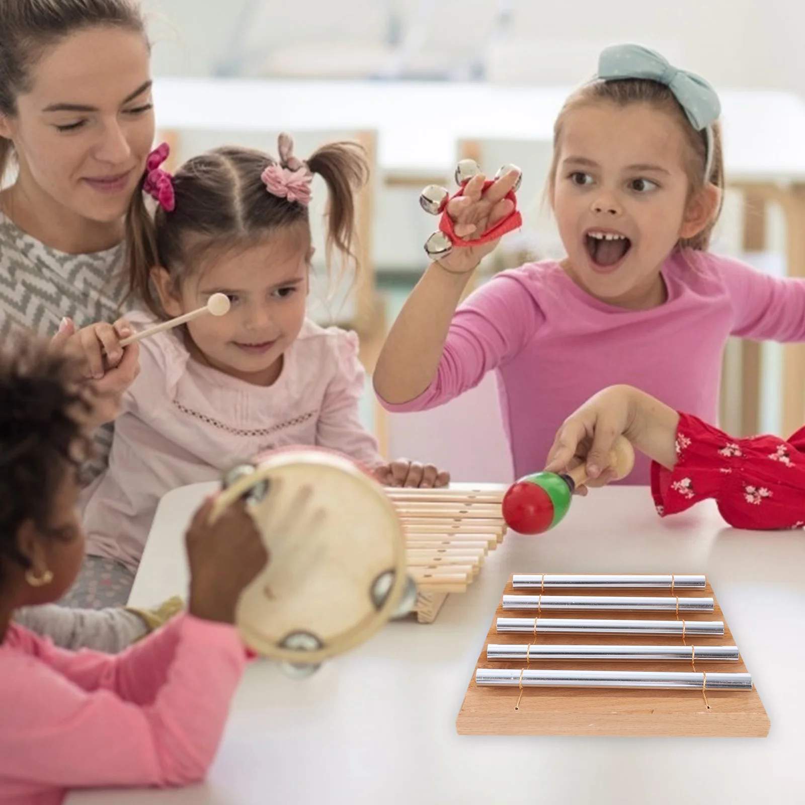 5 Phoneme Wind Chime Educational Percussion Musical Tuned Instrument Yoga Accessories Chimes Wooden Tabletop
5 Phoneme Wind Chime Educational Percussion Musical Tuned Instrument Yoga Accessories Chimes Wooden Tabletop