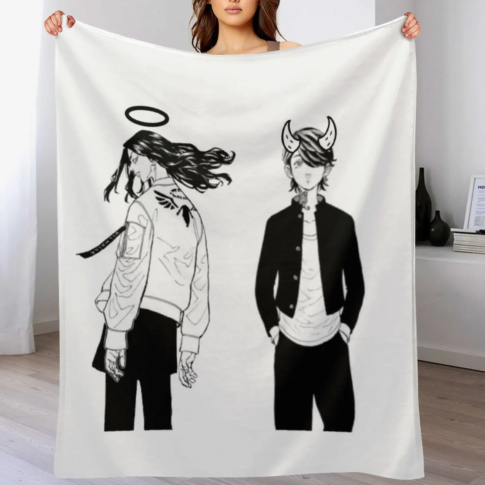 THE YING YANG T-SHIRT BY BAJJI AND KAZATURA Throw Blanket Warm cosplay anime Blankets
THE YING YANG T-SHIRT BY BAJJI AND KAZATURA Throw Blanket Warm cosplay anime Blankets