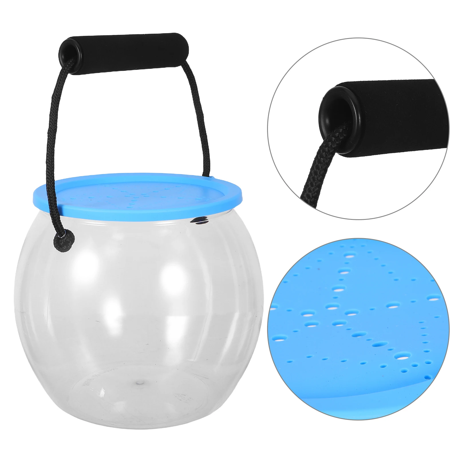 2 Pcs Outdoor Portable Aquarium Fish Bowl with Lid Beach Fishing Bucket Tank Vacation Essentials for Small
2 Pcs Outdoor Portable Aquarium Fish Bowl with Lid Beach Fishing Bucket Tank Vacation Essentials for Small