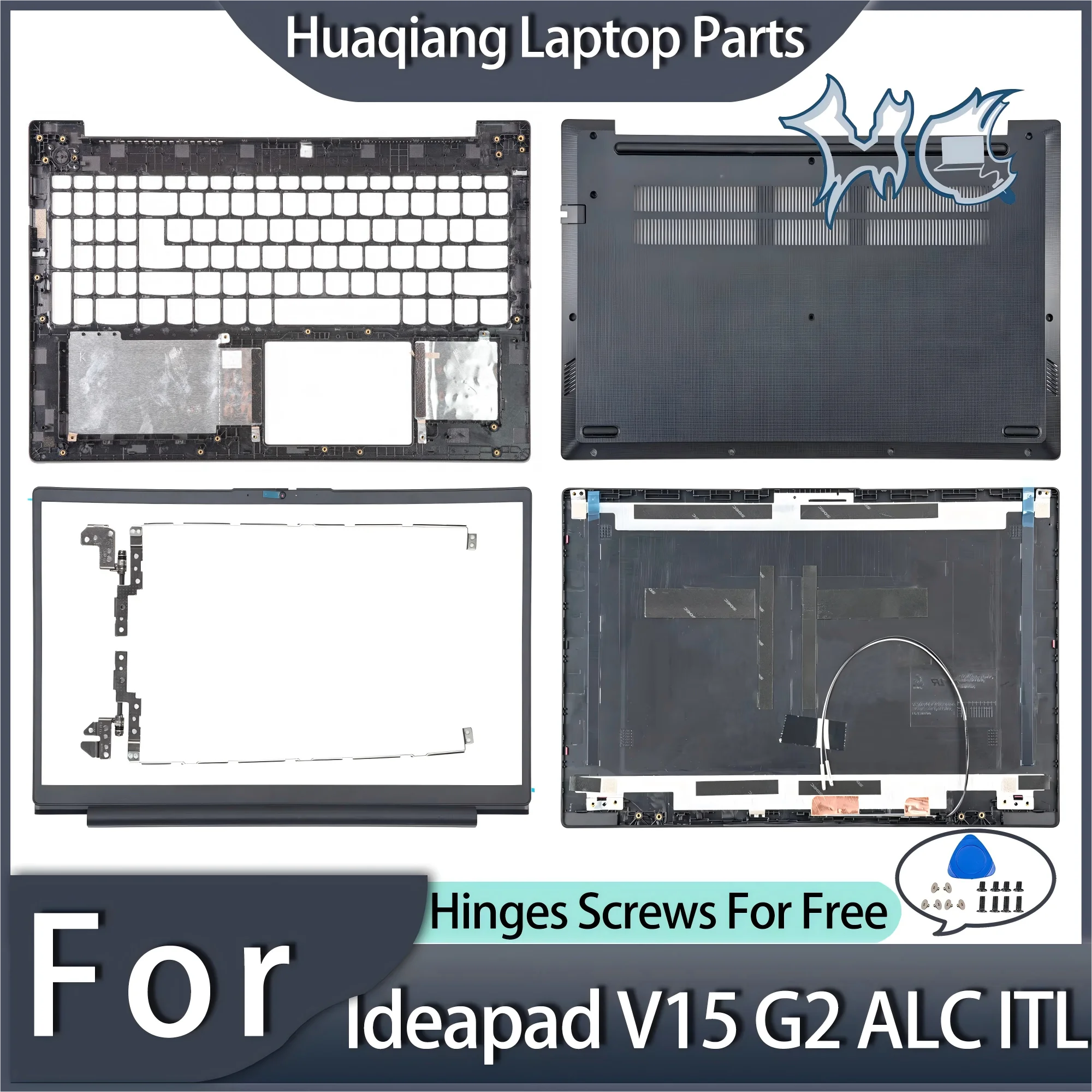 Запчасти для ноутбука Ideapad V15 G2 ALC ITL, задняя крышка ЖК-дисплея, передняя панель, упор для рук, нижняя часть корпуса, петли, сенсорная панель, замена черного цвета
Запчасти для ноутбука Ideapad V15 G2 ALC ITL, задняя крышка ЖК-дисплея, передняя панель, упор для рук, нижняя часть корпуса, петли, сенсорная панель, замена черного цвета