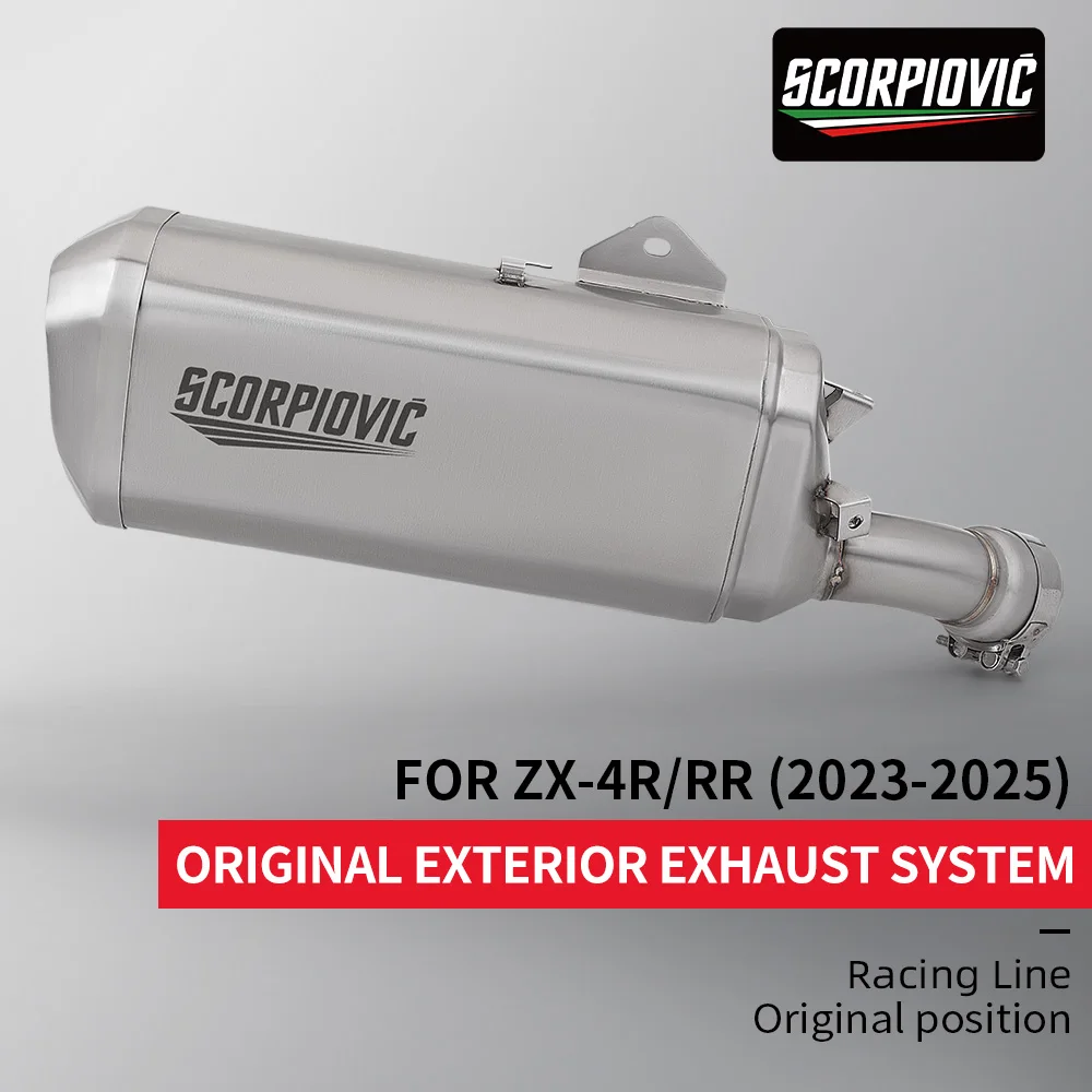 Motorcycle Exhaust Slip-On Pipe Middle Link Pipe Set For Ninja ZX-4R ZX-4RR ZX4RR Original exhaust
Motorcycle Exhaust Slip-On Pipe Middle Link Pipe Set For Ninja ZX-4R ZX-4RR ZX4RR Original exhaust