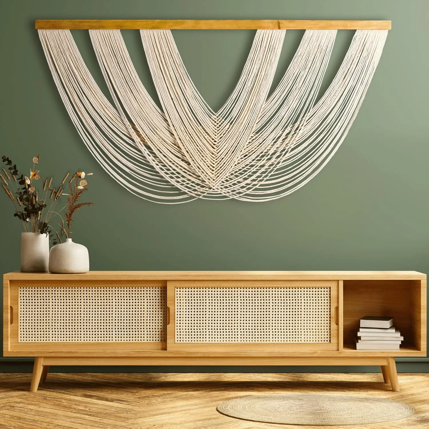 Extra Large Macrame Wall Hanging 59x33 Premium Boho Tapestry Handmade Yarn Art Modern Decor for Bedroom Living Room
Extra Large Macrame Wall Hanging 59x33 Premium Boho Tapestry Handmade Yarn Art Modern Decor for Bedroom Living Room