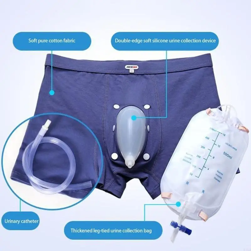 Leak Resistant Standing Walking Underwear Urinal Bag Cotton Elderly Care Reusable Urine Management Underwear Accessories
Leak Resistant Standing Walking Underwear Urinal Bag Cotton Elderly Care Reusable Urine Management Underwear Accessories