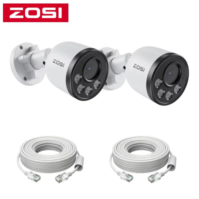 ZOSI 4MP POE HD-камера безопасности с кабелями Ethernet 2PK/4PK AI Human Detect Outdoor WIFI Mini Smart только PoE NVR System
ZOSI 4MP POE HD-камера безопасности с кабелями Ethernet 2PK/4PK AI Human Detect Outdoor WIFI Mini Smart только PoE NVR System