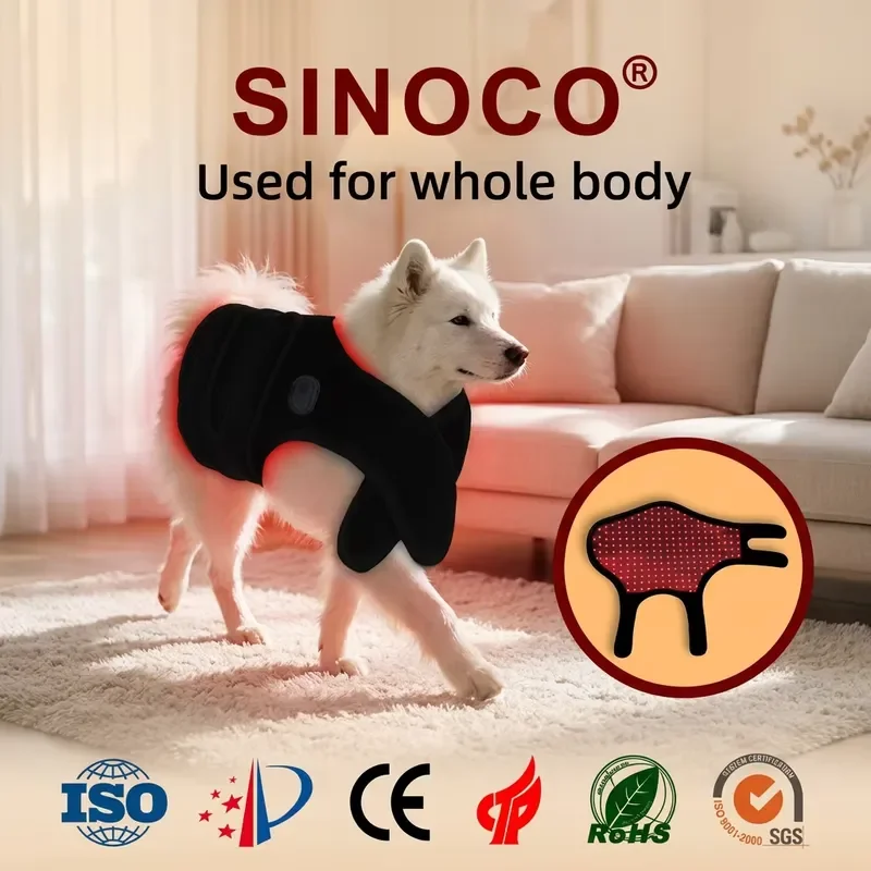 SINOCO Red&Infrared Cats&Dogs Light Therapy Full Body Cloth Leg Wrap Pad Photo Treatment Veterinary Instrument Pet HealthCare
SINOCO Red&Infrared Cats&Dogs Light Therapy Full Body Cloth Leg Wrap Pad Photo Treatment Veterinary Instrument Pet HealthCare