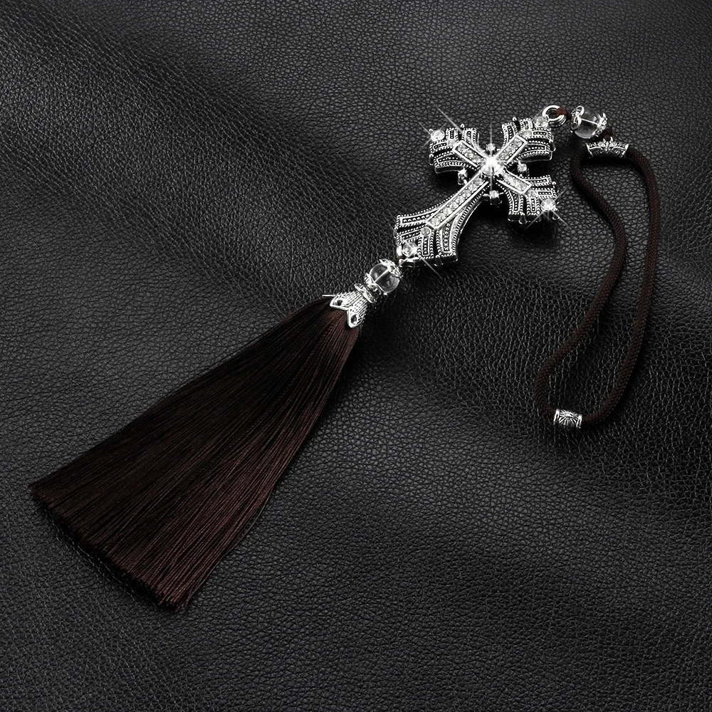 Silver Protector Car Pendant Christian Rear View Mirror Ornaments Decor Car Metal Tassel Styling Auto Hanging Decoration Crafts
Silver Protector Car Pendant Christian Rear View Mirror Ornaments Decor Car Metal Tassel Styling Auto Hanging Decoration Crafts