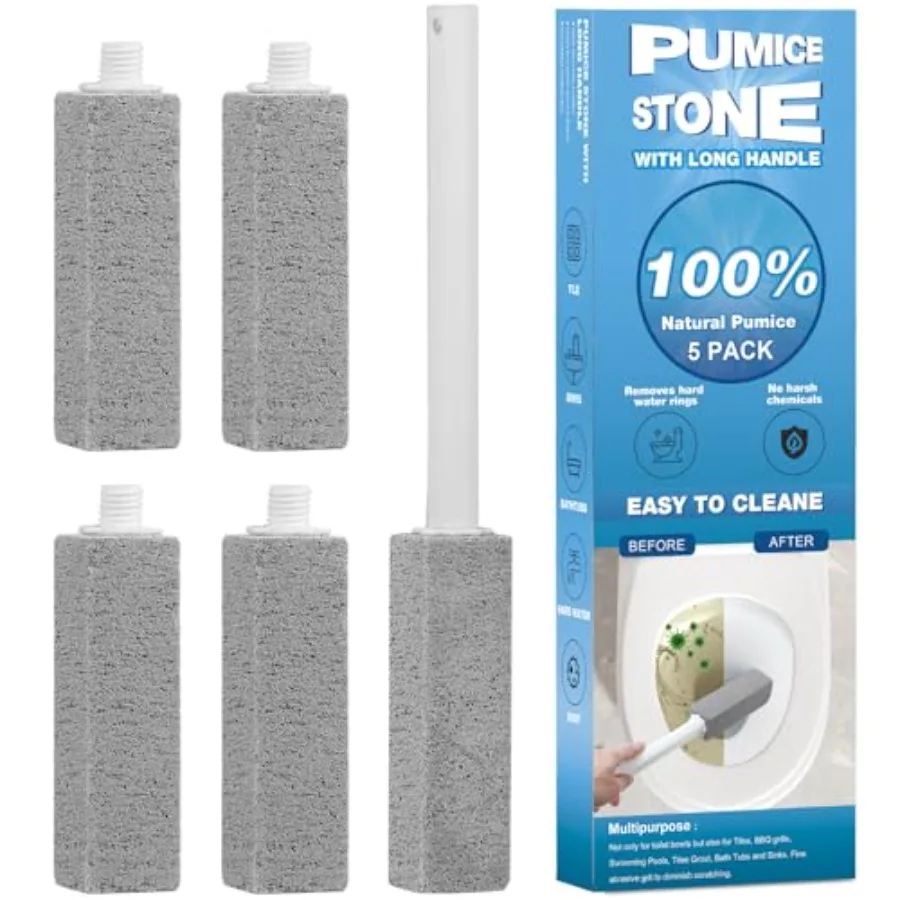 s Pumice Cleaning Stone with Extra Long Handle, Pumice Stone for Toilet Bowl Clean for Cleaning Toilets, Bathtubs, Grills, Swim
s Pumice Cleaning Stone with Extra Long Handle, Pumice Stone for Toilet Bowl Clean for Cleaning Toilets, Bathtubs, Grills, Swim