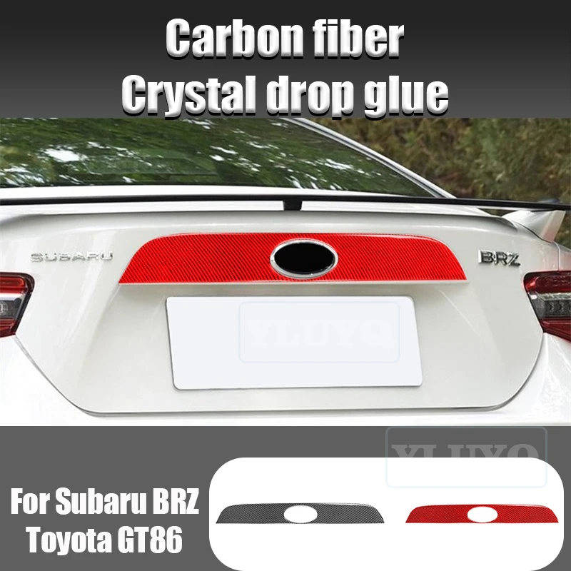 For 16-20 Toyota 86 Subaru BRZ modified carbon fiber interior Rear tail label decorative strip sticker accessories
For 16-20 Toyota 86 Subaru BRZ modified carbon fiber interior Rear tail label decorative strip sticker accessories