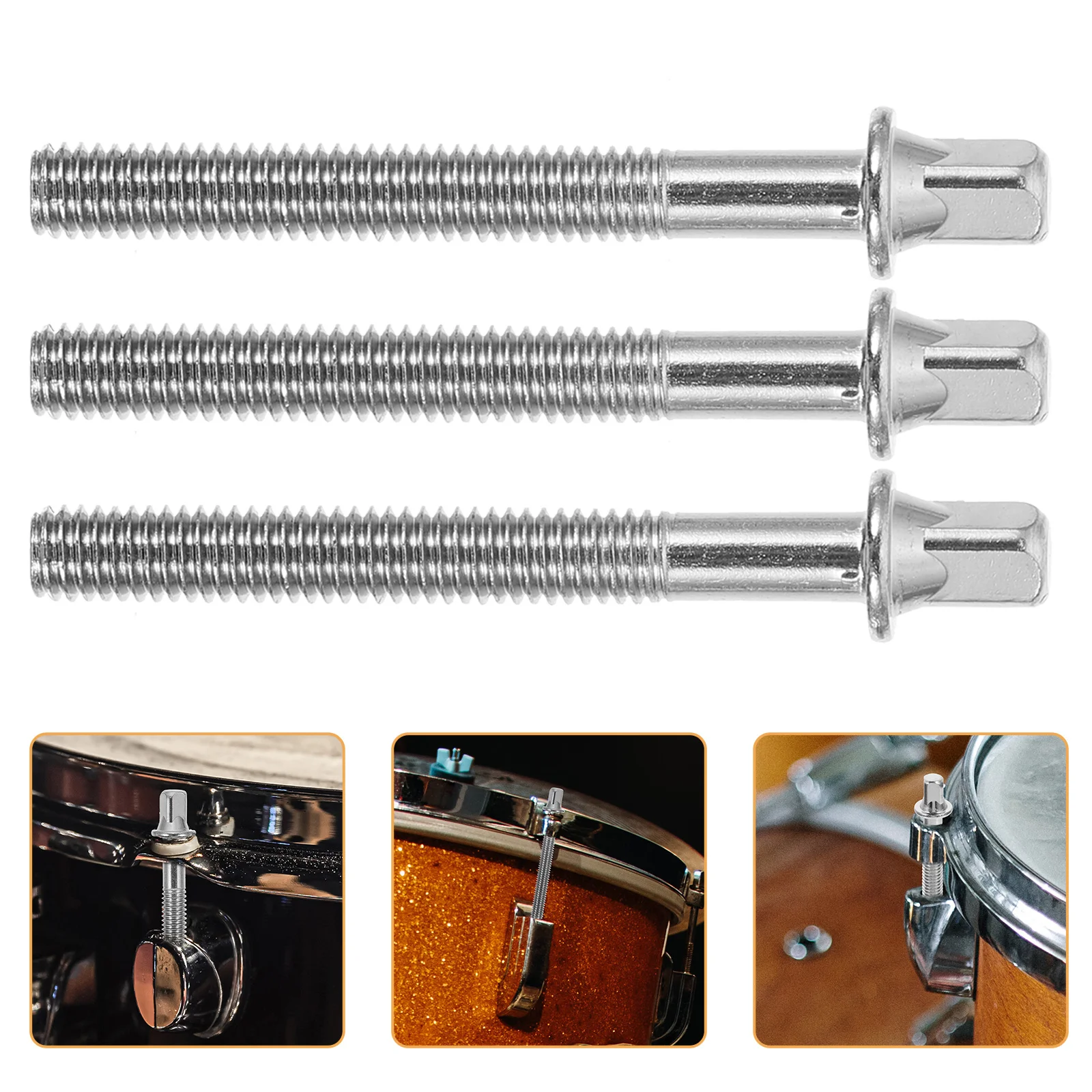 6Pcs Professional Jazz Drum Mounting Screws Iron Plating Tension Rods Replacement Drum Mounting Screws Iron Plating Screw
6Pcs Professional Jazz Drum Mounting Screws Iron Plating Tension Rods Replacement Drum Mounting Screws Iron Plating Screw