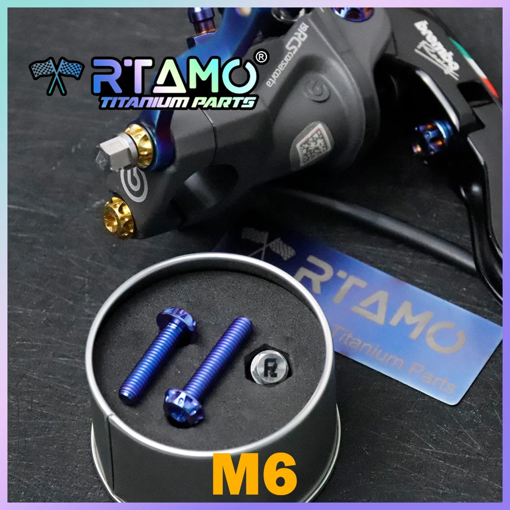 RTAMO M6X15/20/25/30mm Gr5 Titanium Anti-theft Screw for Motorcycle Modification High-Strength Security Fastener (1set)
RTAMO M6X15/20/25/30mm Gr5 Titanium Anti-theft Screw for Motorcycle Modification High-Strength Security Fastener (1set)