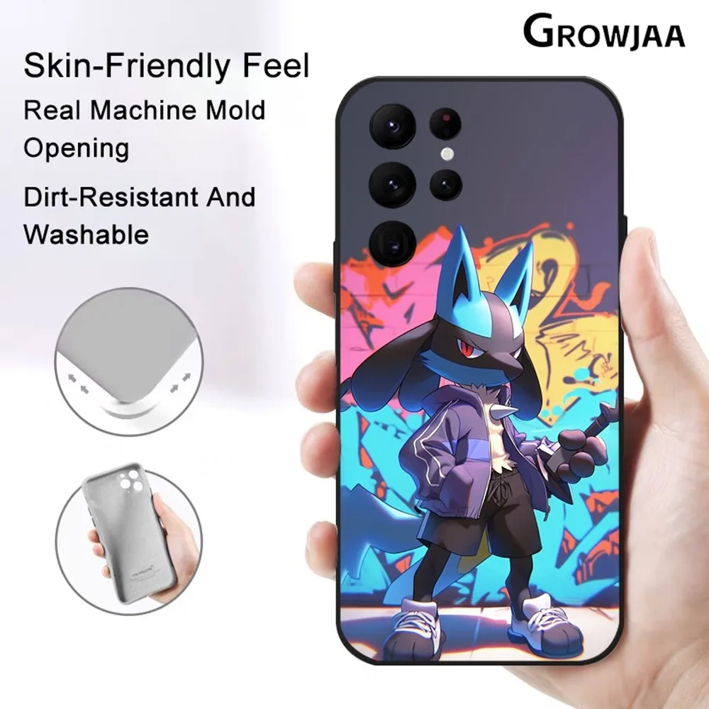 Hip-hop Lucario Phone Case for Samsung Galaxy S24 Ultra S22 S23 Ultra S21 S20 Protective Silicone Funda
Hip-hop Lucario Phone Case for Samsung Galaxy S24 Ultra S22 S23 Ultra S21 S20 Protective Silicone Funda