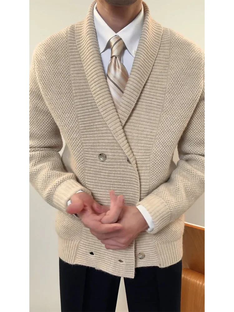 2025 New Sle Briti Sle Knitted Slim Fit Men's Cardigan Double Button Commute Sweater Jaet Comfortable Medium Thin
2025 New Sle Briti Sle Knitted Slim Fit Men's Cardigan Double Button Commute Sweater Jaet Comfortable Medium Thin