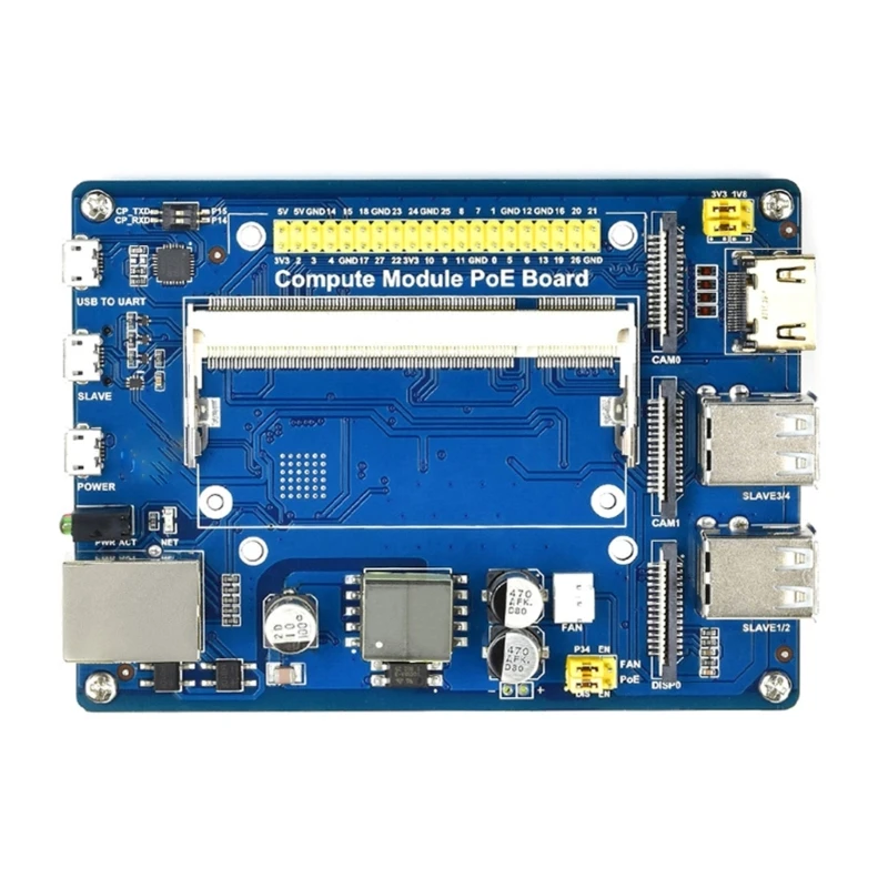Плата Power over Ethernet для вычислительного модуля CM3 CM3L для эффективного прототипирования
Плата Power over Ethernet для вычислительного модуля CM3 CM3L для эффективного прототипирования