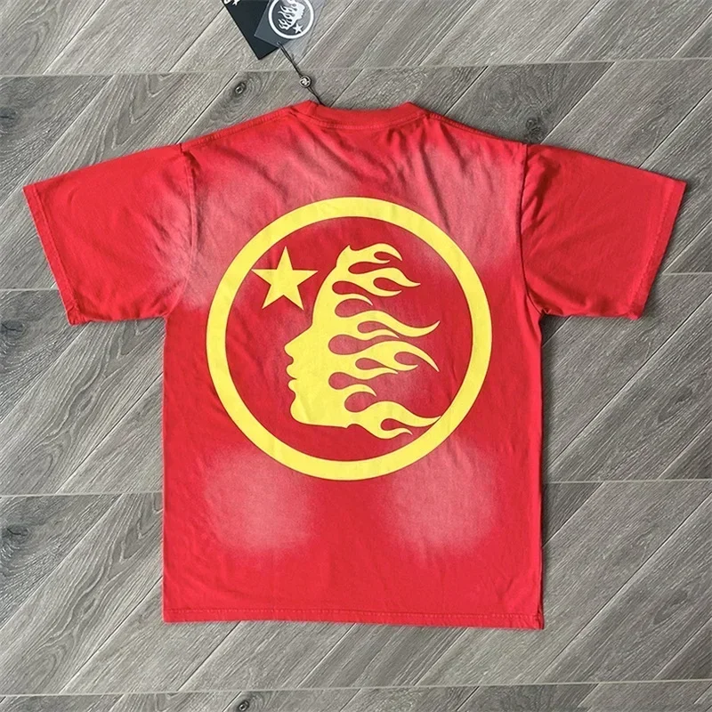 24ss Washed Pure Cotton Hell Star Tee Men Women 1:1 Best Quality Oversized T Shirt
24ss Washed Pure Cotton Hell Star Tee Men Women 1:1 Best Quality Oversized T Shirt
