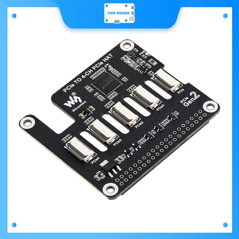 Плата расширения Waveshare PCIe для разъемов Raspberry Pi 5 4x FFC, высокоскоростная карта адаптера
Плата расширения Waveshare PCIe для разъемов Raspberry Pi 5 4x FFC, высокоскоростная карта адаптера