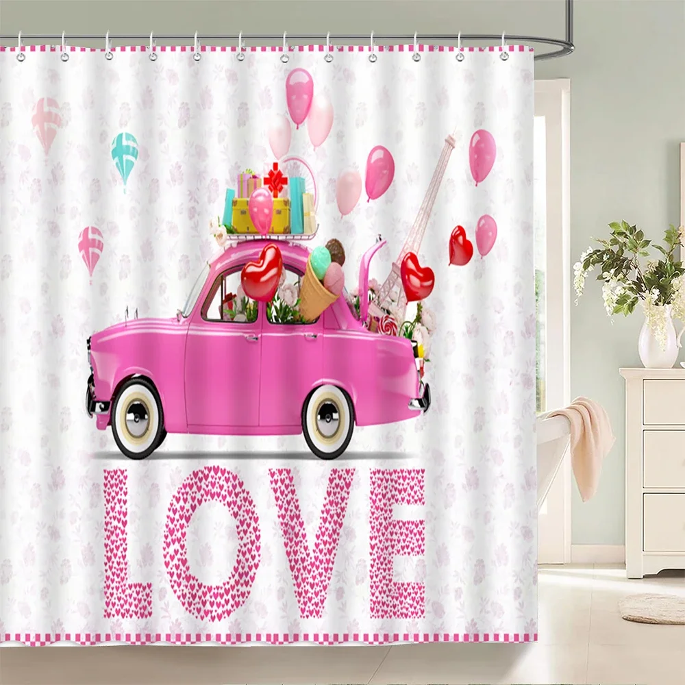 1 шт., занавеска для душа из полиэстера с рисунком Love Romance Pink Girl, водонепроницаемая ткань, домашняя перегородка, занавеска для ванной комнаты
1 шт., занавеска для душа из полиэстера с рисунком Love Romance Pink Girl, водонепроницаемая ткань, домашняя перегородка, занавеска для ванной комнаты
