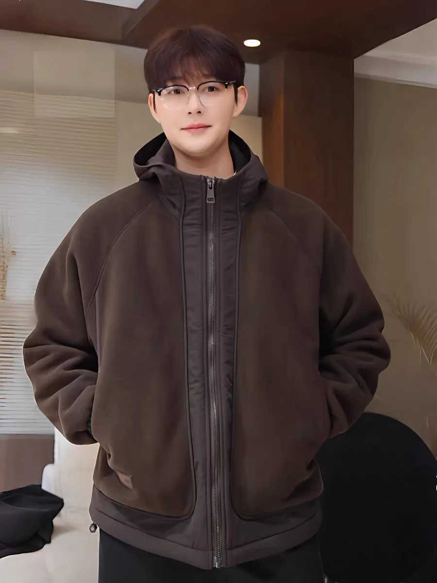 Мужская демисезонная куртка с капюшоном, простая, модная, универсальная, теплая, повседневная, хлопковая, на молнии...
Мужская демисезонная куртка с капюшоном, простая, модная, универсальная, теплая, повседневная, хлопковая, на молнии...