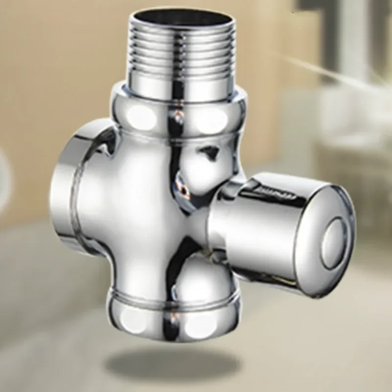Brass Hand Button Four-way Squatting Toilet Valve Delay Switch White Stool Toilet Valve Bluetooth Flusher - 1 Inch
Brass Hand Button Four-way Squatting Toilet Valve Delay Switch White Stool Toilet Valve Bluetooth Flusher - 1 Inch
