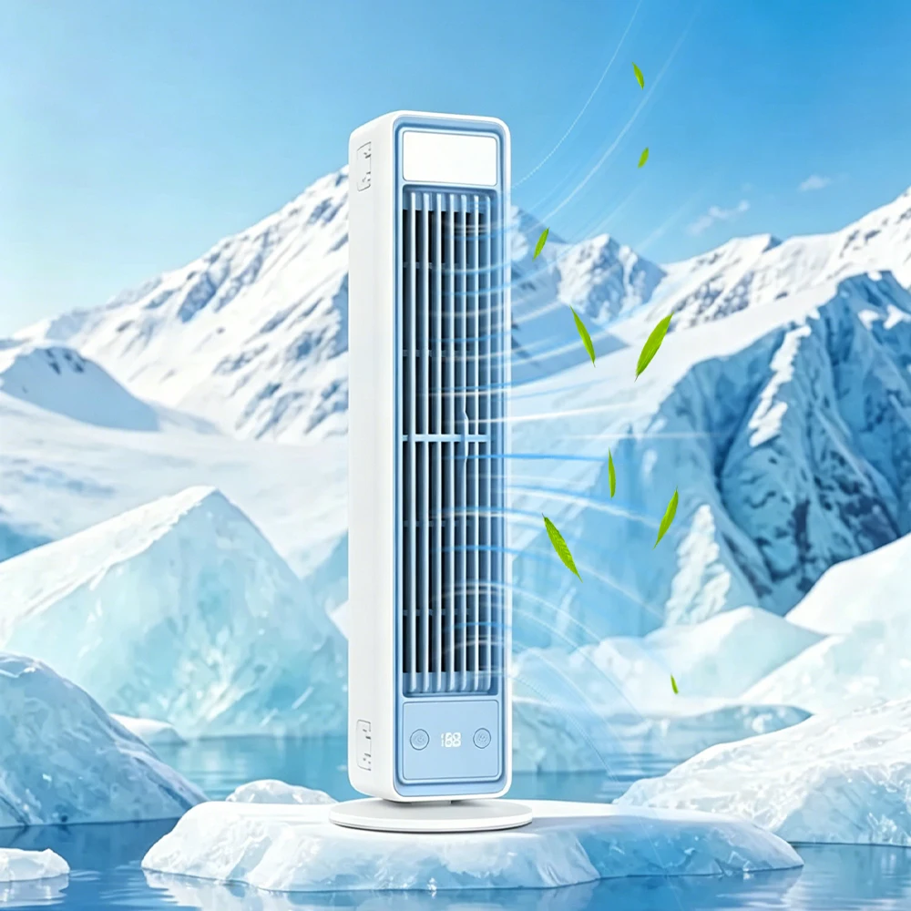 3600mAh USB Rechargeable Tower Fan 3 Speeds Quiet Bladeless Desktop Fan with Remote Control Portable Air Cooler for Home Office
3600mAh USB Rechargeable Tower Fan 3 Speeds Quiet Bladeless Desktop Fan with Remote Control Portable Air Cooler for Home Office