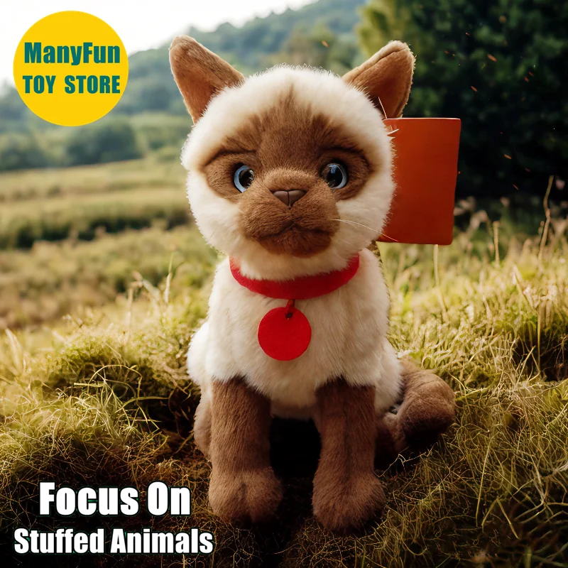 Lifelike Siamese Cat Plush Toy - Realistic Meezer Stuffed Animal, Cat Plushie, Siamese Simulation Doll Gift
Lifelike Siamese Cat Plush Toy - Realistic Meezer Stuffed Animal, Cat Plushie, Siamese Simulation Doll Gift