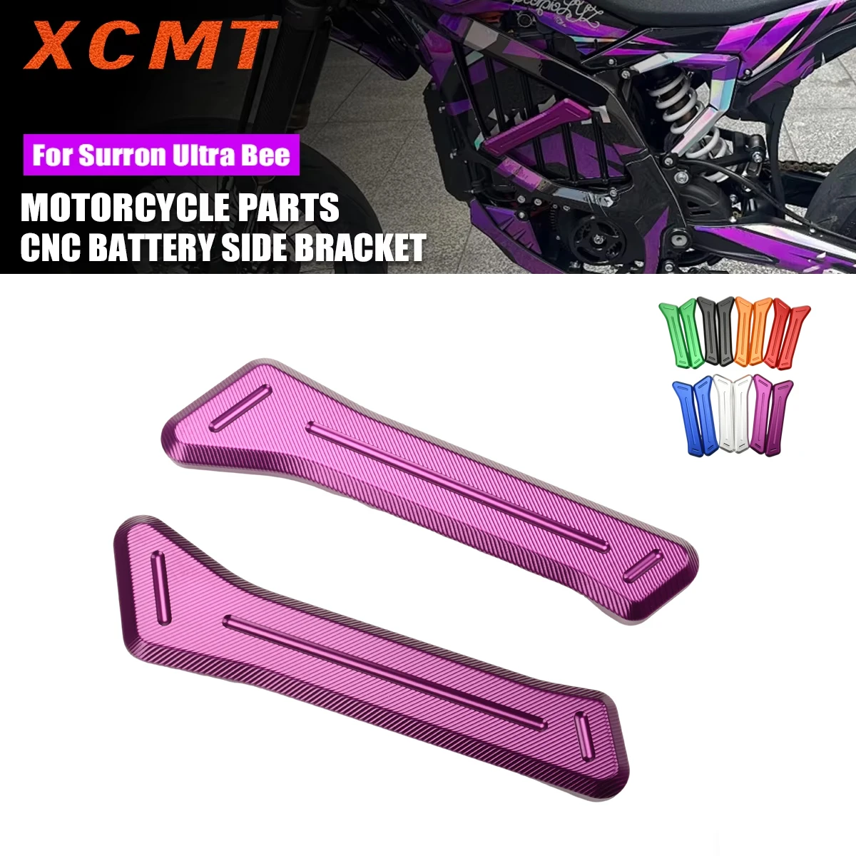 E-Motorcycle For Sur-Ron Ultra Bee CNC Aluminum Alloy Battery Protector Components Left and Right Frame Protection
E-Motorcycle For Sur-Ron Ultra Bee CNC Aluminum Alloy Battery Protector Components Left and Right Frame Protection