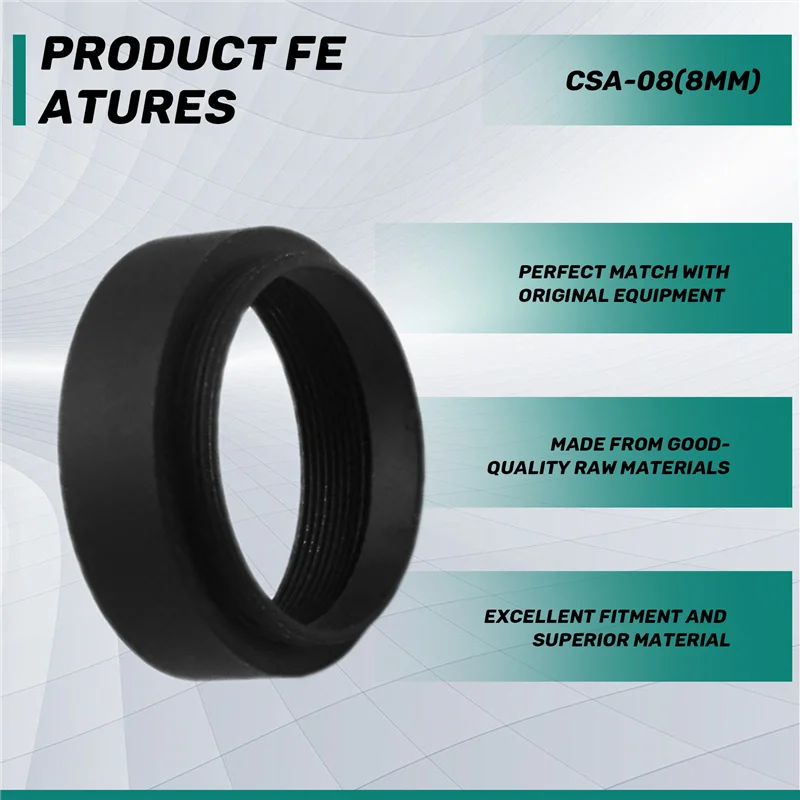 B45C CSA-08 Переходная втулка с резьбой C-Mount (8 мм) для объектива камеры CCD в оптических исследованиях
B45C CSA-08 Переходная втулка с резьбой C-Mount (8 мм) для объектива камеры CCD в оптических исследованиях