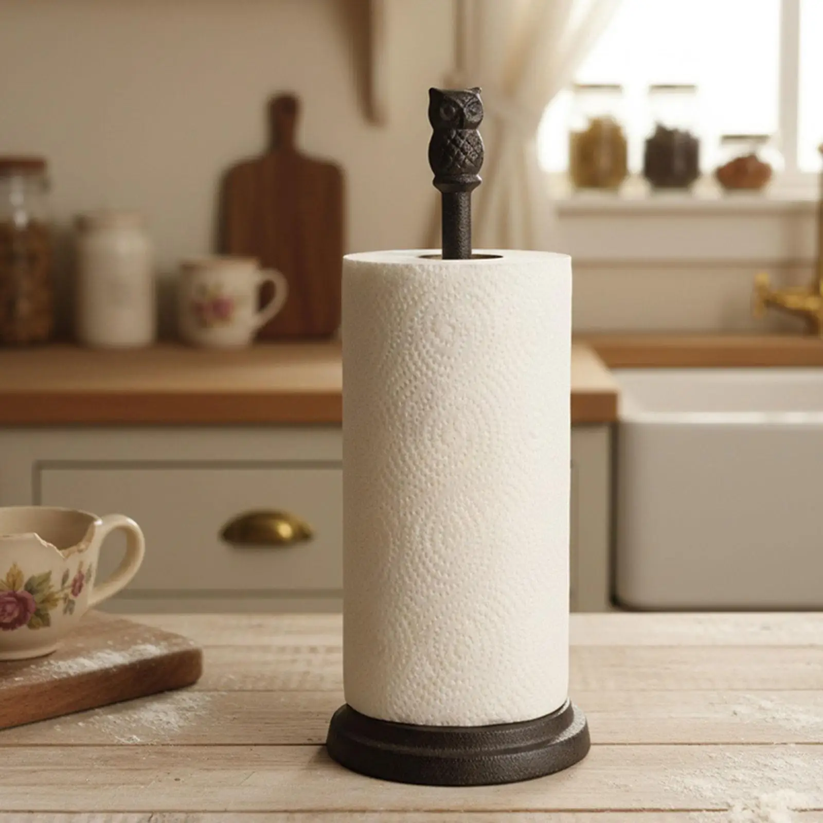 Owl Paper Towel Holder Vintage Freestanding Accessories Sturdy Home Decoration
Owl Paper Towel Holder Vintage Freestanding Accessories Sturdy Home Decoration