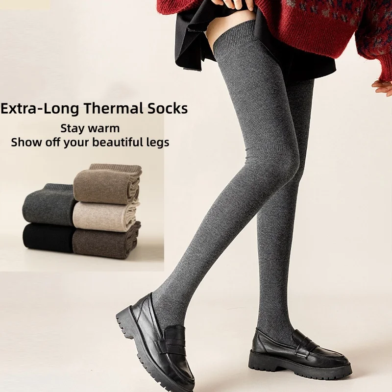 Women's Stockings Winter Thick Cotton Long Sock Stylish Thick Cotton Over-the-knee Stockings Slimming Non-slip for Warmth Socks
Women's Stockings Winter Thick Cotton Long Sock Stylish Thick Cotton Over-the-knee Stockings Slimming Non-slip for Warmth Socks