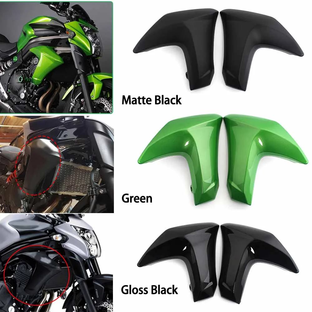 Radiator Side Cover ABS Plastic Matte Black Gloss Black Green 2PCS Motorcycle For Kawasaki ER6N ER-6N 2012 2013 2014 2015 2016
Radiator Side Cover ABS Plastic Matte Black Gloss Black Green 2PCS Motorcycle For Kawasaki ER6N ER-6N 2012 2013 2014 2015 2016