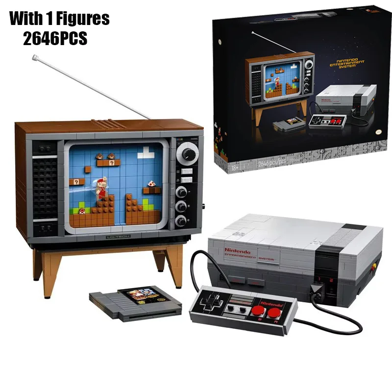 2646PCS Creative Game Retro Machine Nintendo Entertainment System Building Blocks Construction Bricks Toys Gift For Adult Kids 
2646PCS Creative Game Retro Machine Nintendo Entertainment System Building Blocks Construction Bricks Toys Gift For Adult Kids