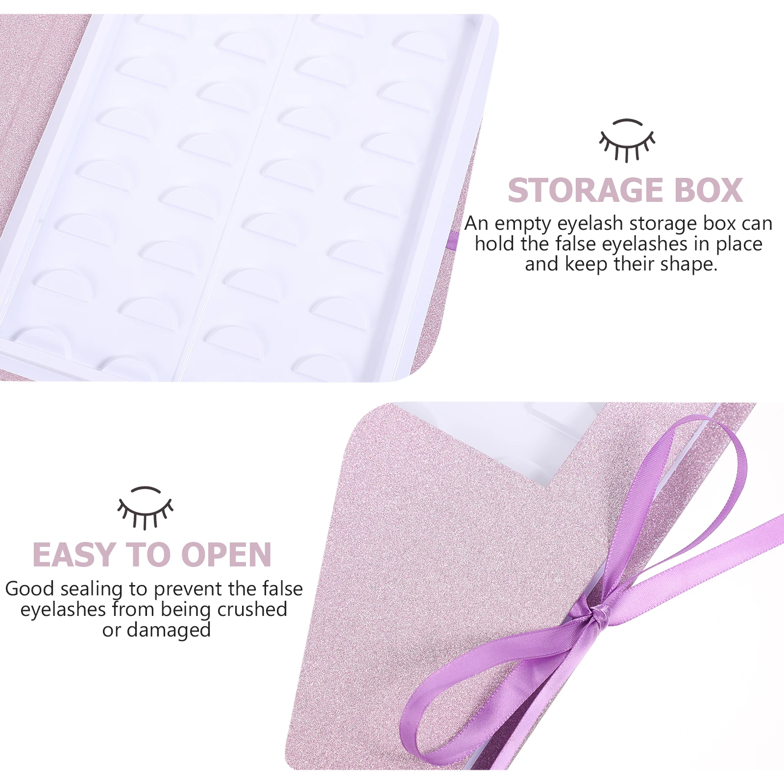 Fake Eyelashes Storage Box Organizer for Techs Small Case Empty Boxes Pink Holder
Fake Eyelashes Storage Box Organizer for Techs Small Case Empty Boxes Pink Holder