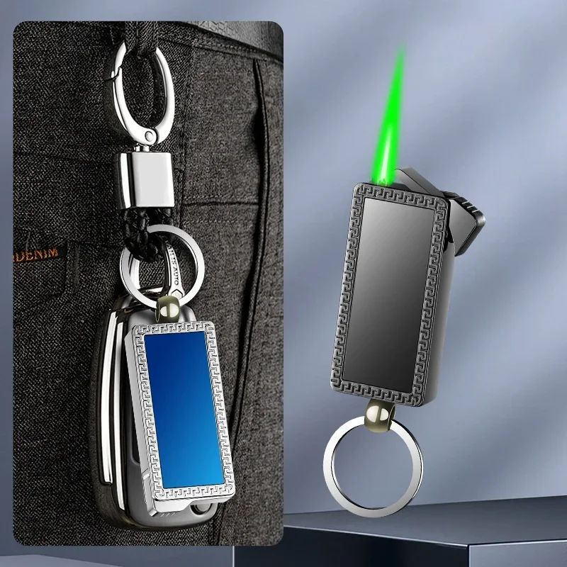 New Windproof Mini Keychain Lighter Outdoor Portable Mirror Multifunctional Metal Spray Green Flame Butane Inflatable Lighter
New Windproof Mini Keychain Lighter Outdoor Portable Mirror Multifunctional Metal Spray Green Flame Butane Inflatable Lighter