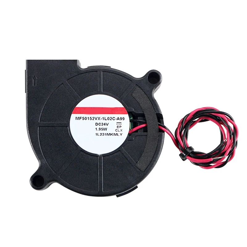 3D Printer Blower Fan 5015 24V 0.41A Double Bearing Fan Centrifugal DC Cooling Turbo Fan 3D Printer Replacement
3D Printer Blower Fan 5015 24V 0.41A Double Bearing Fan Centrifugal DC Cooling Turbo Fan 3D Printer Replacement