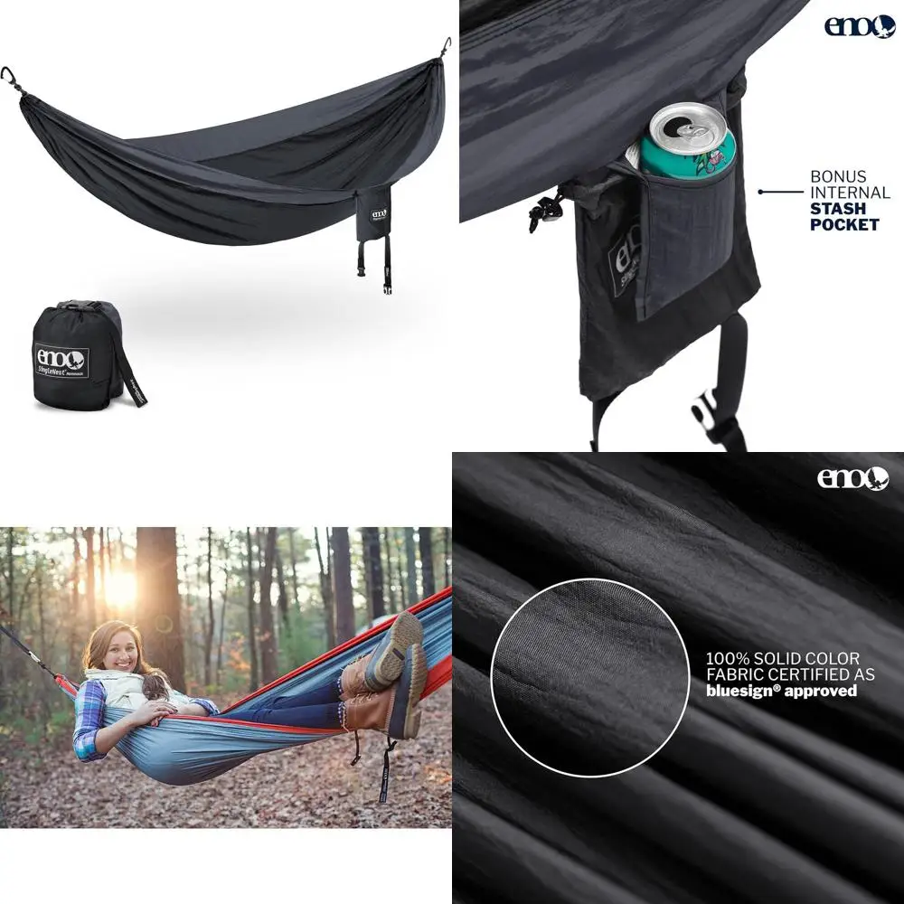 Ultralight Single Hammock for Outdoor Adventure
Ultralight Single Hammock for Outdoor Adventure
