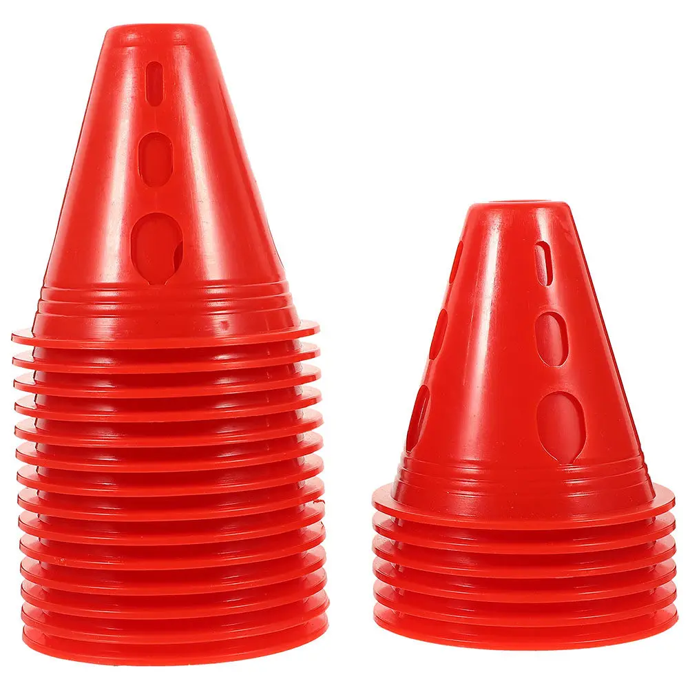 40Pcs Bright Colored Roller Skate Cones Stable Lightweight Space Saving Agility Training Props Roller Skating Cones
40Pcs Bright Colored Roller Skate Cones Stable Lightweight Space Saving Agility Training Props Roller Skating Cones