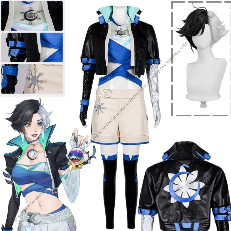 Luna Snow Cosplay Rivals Fantastic Costume Coat Pants Women Adult Halloween Carnival Party Suit Custom Size Luna Snow Outfit
Luna Snow Cosplay Rivals Fantastic Costume Coat Pants Women Adult Halloween Carnival Party Suit Custom Size Luna Snow Outfit