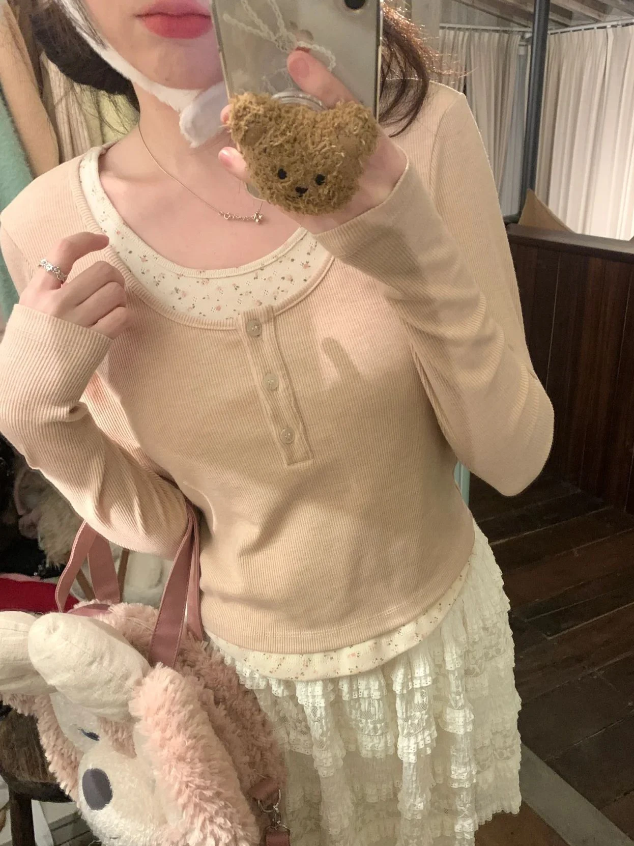Fake Two Pieces Ribbed Long Sleeve T-shirts Women Spring Floral Patchwork Buttons O-Neck Cotton Slim Tee Sweet Cute Crop Top Y2k
Fake Two Pieces Ribbed Long Sleeve T-shirts Women Spring Floral Patchwork Buttons O-Neck Cotton Slim Tee Sweet Cute Crop Top Y2k