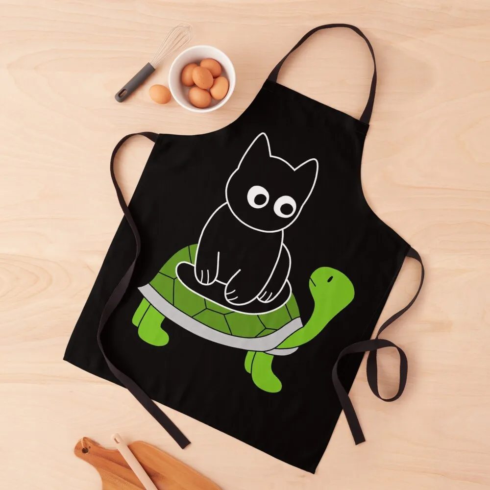 Black Cat Riding on Green Turtle Apron Kitchens Men painting Smock for hairdressing Woman Kitchens Apron
Black Cat Riding on Green Turtle Apron Kitchens Men painting Smock for hairdressing Woman Kitchens Apron