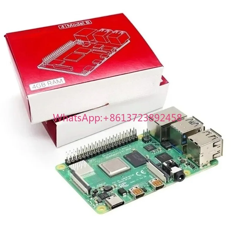 4 Model B 8GB/4GB/2GB Cortex-A72 ARM V8 1.5GHz Support 2.4/5.0 GHz WIFI Bluetooth 5.0 New
4 Model B 8GB/4GB/2GB Cortex-A72 ARM V8 1.5GHz Support 2.4/5.0 GHz WIFI Bluetooth 5.0 New