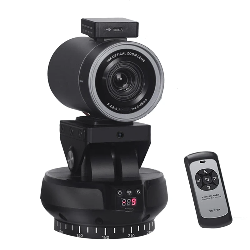 1Set YT1200 AI Auto Motorized Head 360° Plastic With Follow-Up Function For Phone Camera
1Set YT1200 AI Auto Motorized Head 360° Plastic With Follow-Up Function For Phone Camera