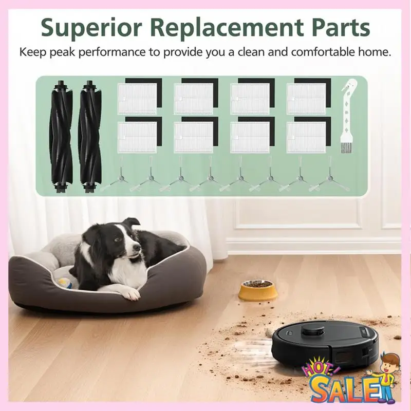 A88X For Eufy Robot Vacuum Replacement Parts Accessories Kit For Eufy Replacement Brushes
A88X For Eufy Robot Vacuum Replacement Parts Accessories Kit For Eufy Replacement Brushes