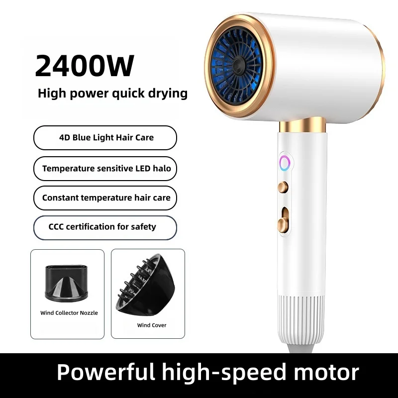 2026 New High-Speed Hair Dryer 2400W High-Power Blue Negative Ion Ultra Quiet Hair Salon Home Hair Dryer US/EU/UK/AU Plug
2026 New High-Speed Hair Dryer 2400W High-Power Blue Negative Ion Ultra Quiet Hair Salon Home Hair Dryer US/EU/UK/AU Plug