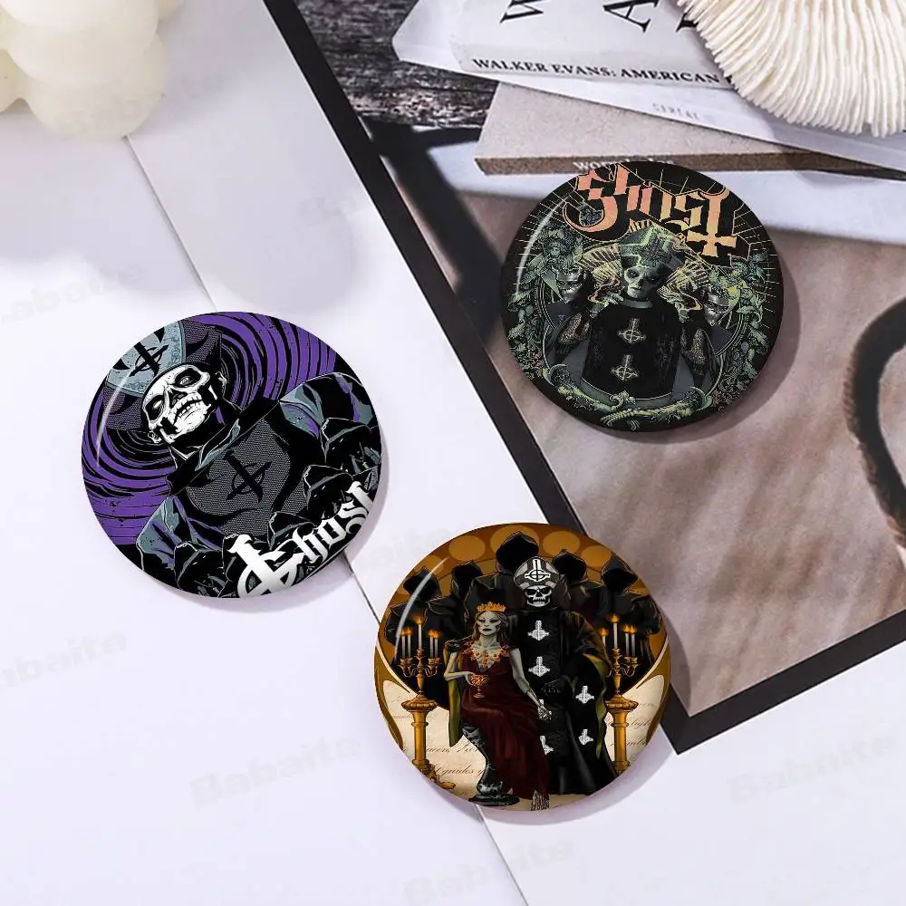 Ghost Band Creative Pins Funny Smiley Faces Round Snap-in Brooch Badge Backpack Hat Accessories Jewelry Gifts
Ghost Band Creative Pins Funny Smiley Faces Round Snap-in Brooch Badge Backpack Hat Accessories Jewelry Gifts
