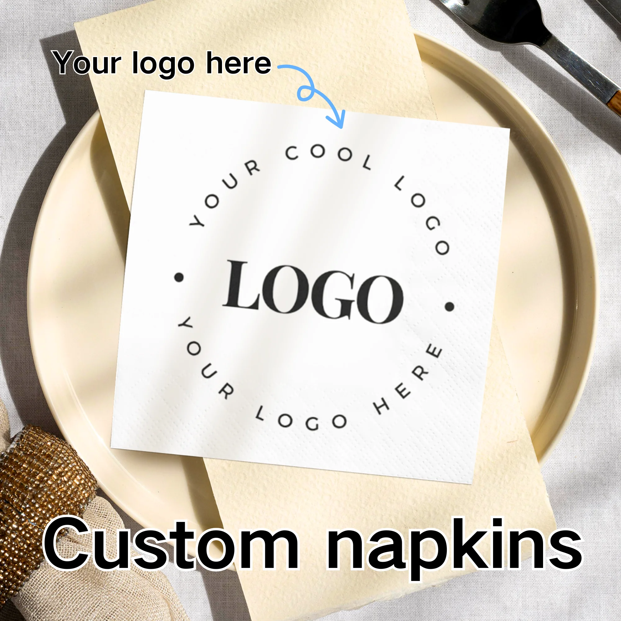 Personalized Paper Napkins for Wedding Custom Cocktail Napkins of Text Elegent Disposable Napkins,for Baby Shower Hen Party
Personalized Paper Napkins for Wedding Custom Cocktail Napkins of Text Elegent Disposable Napkins,for Baby Shower Hen Party